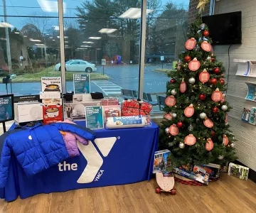 Christmas Blessings table