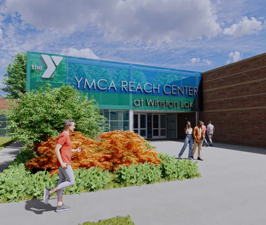 YMCA REACH Center at Winston Lake building